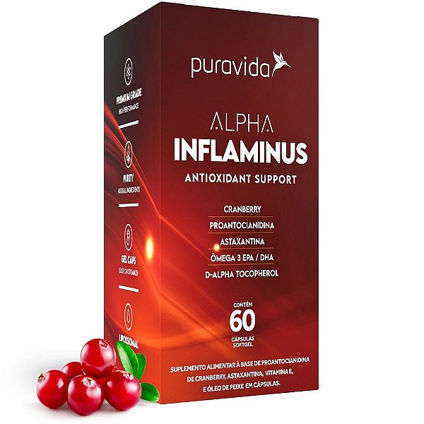 Puravida Alpha Inflaminus 60 Capsulas