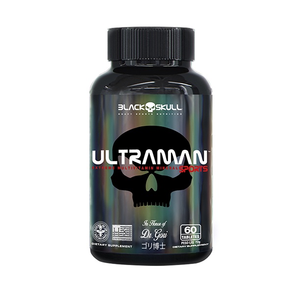 Black Skull Ultraman Polivitaminico 60 Tabletes