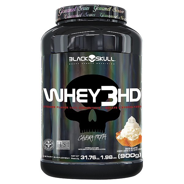 Black Skull Whey 3hd Gourmet 900g