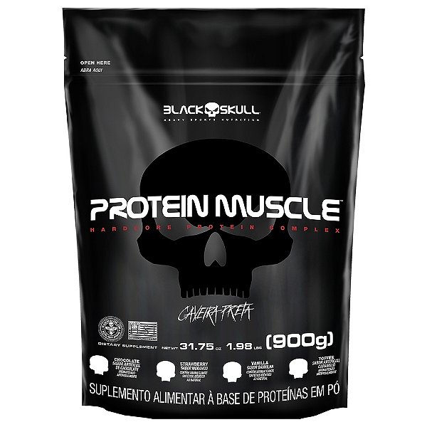 Black Skull Protein Muscle Refil 900g
