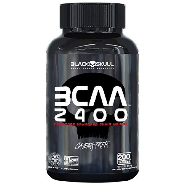 Black Skull Bcaa 2400 Aminoacidos 200 Tabs