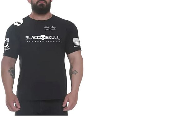 Black Skull Camiseta Dry Fit Bope Manga curta