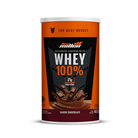 New Millen Whey 100% Lata 450g
