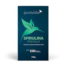 Puravida Spirulina Premium 100g 200 tabs