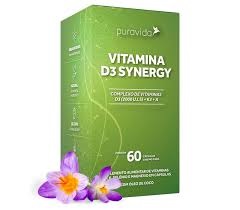 Puravida Vitamina D3 Synergy 60 Caps