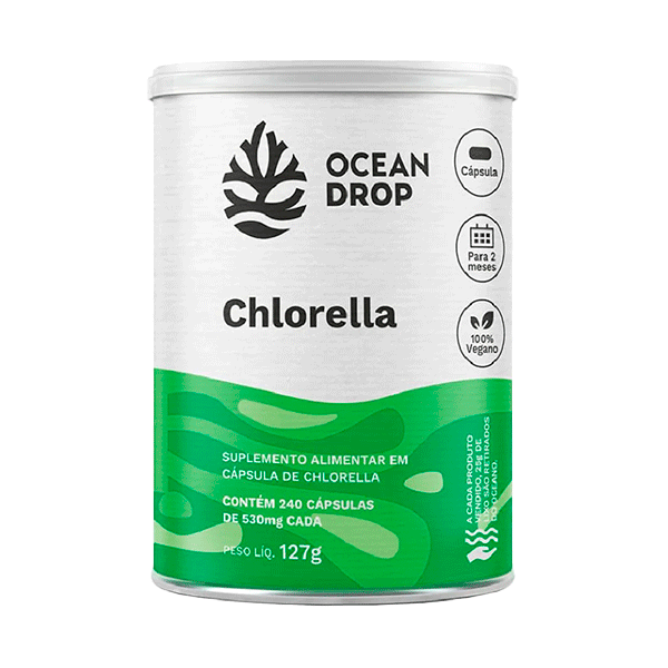 Ocean Drop Chlorella 530mg 240 Cap