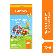 Lavitan Vitamina D em gotas 30ml Limao