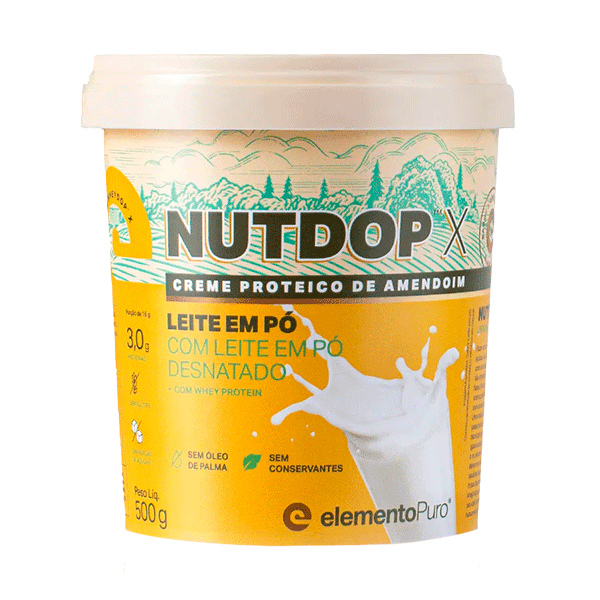 Elemento Puro Nutdop X Creme de Amendoim 500G