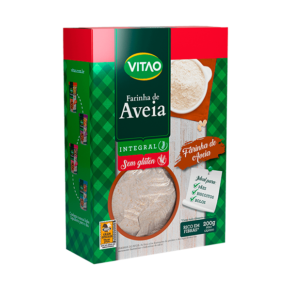 Vitao Farinha de Aveia sem Gluten 170g