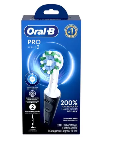 Oral B Escova Dental Eletrica Black Pro Series 2
