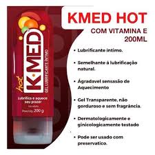 Kmed Gel Lubrificante Hot 200G