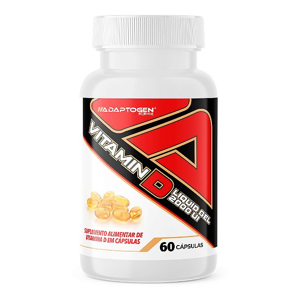 Adaptogen Vitamina D3 500Mg 2000UI 60 Caps