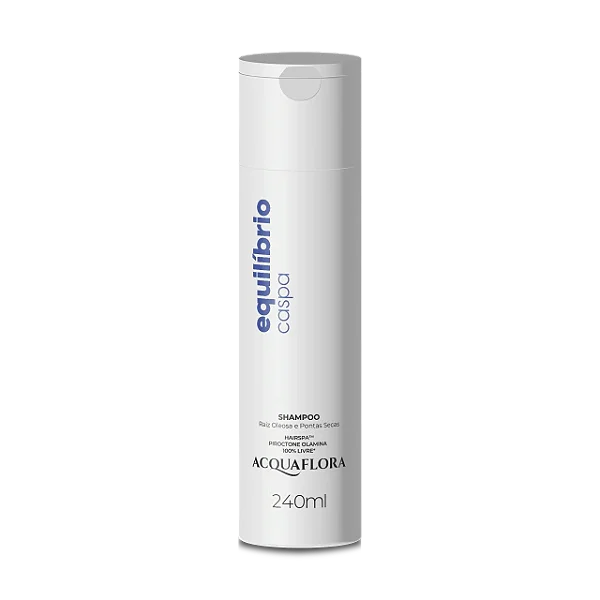 Acquaflora Equilibrio Caspa Shampoo Rais Oleosa Pontas Secas 240ml