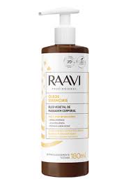 Raavi Oleo Vegetal de Massagem Corporal 180ml