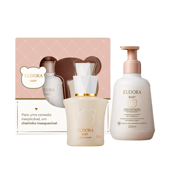 Eudora Baby Kit Colônia 100ml + Sabonete Liquido 200ml