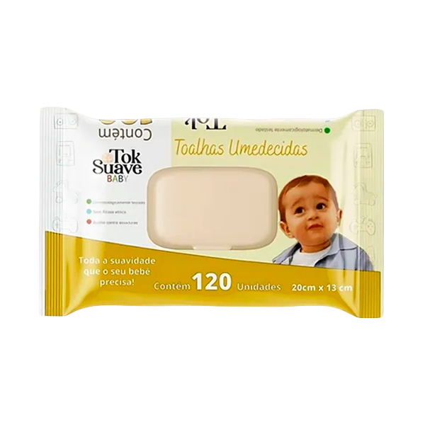 Tok Suave Baby Toalha Umedecida C/120