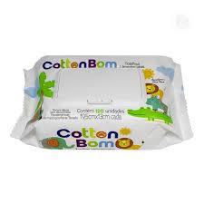 Cotton Bom Toalhas Umedecidas C/120