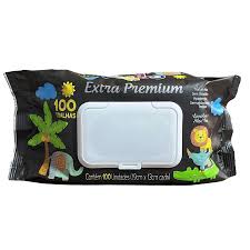 Cotton Bom Toalhas Umedecidas Extra Premium C/100