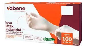 Vabene Luvas Latex Industrial com Po C/100