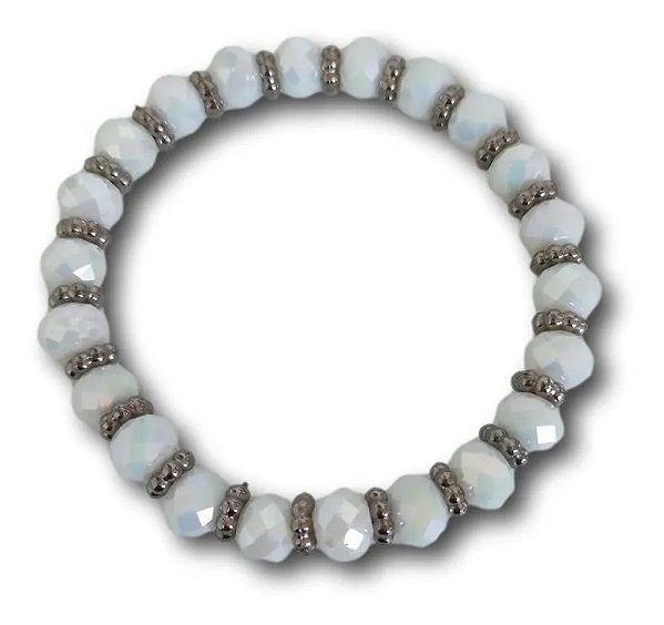 Pulseira Feminina Cristal Tcheco Facetado Ref. 1351