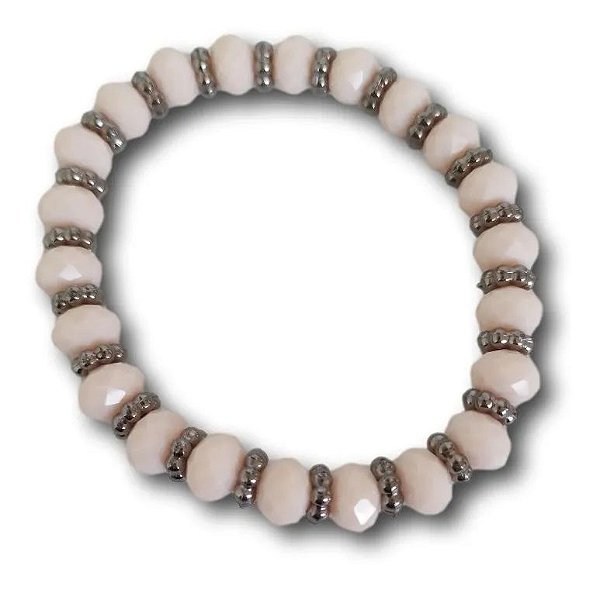 Pulseira Feminina Cristal Tcheco Facetado Ref. 1354