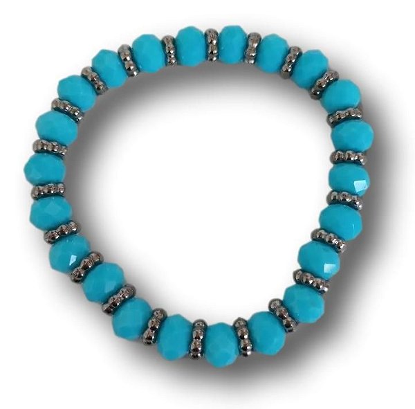 Pulseira Feminina Cristal Tcheco Facetado Ref. 1345