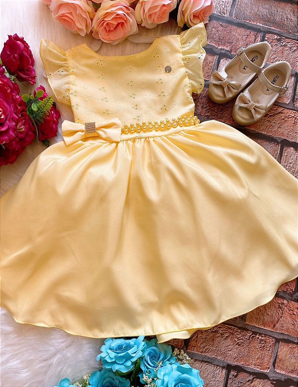 Vestido Banana Club Amarelo