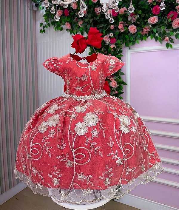 Vestido Marie Realeza Vermelho