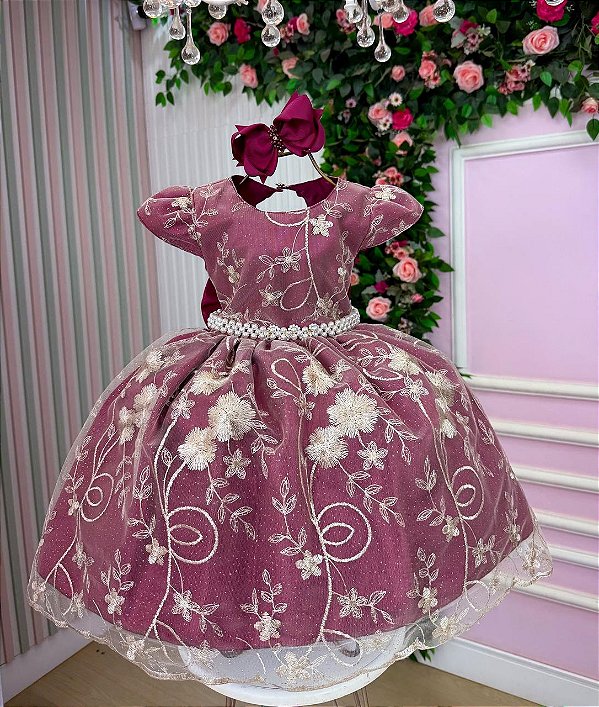 Vestido Marie Realeza Marsala