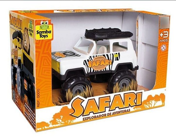 Jipe Safari Carrinho Explorador De Aventura Brinquedo Branco