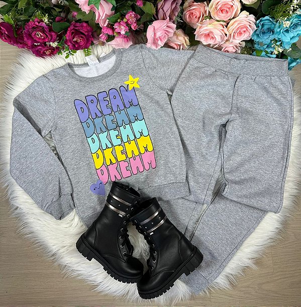 Conjunto Inverno Taita Kids Dream Cinza