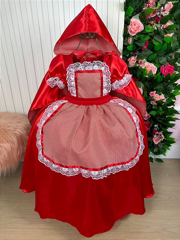 Fantasia Princesa Belli Chapeuzinho Vermelho
