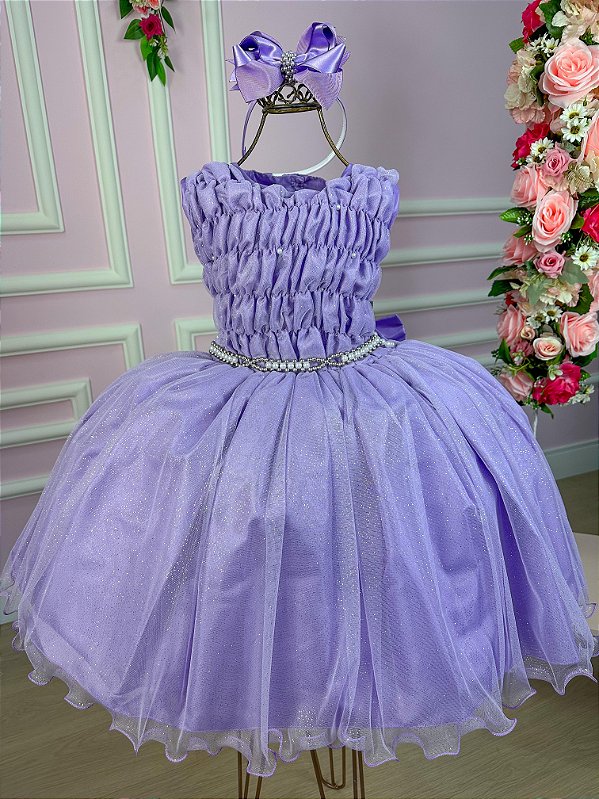 Vestido Marie Juvenil Ana Lilas