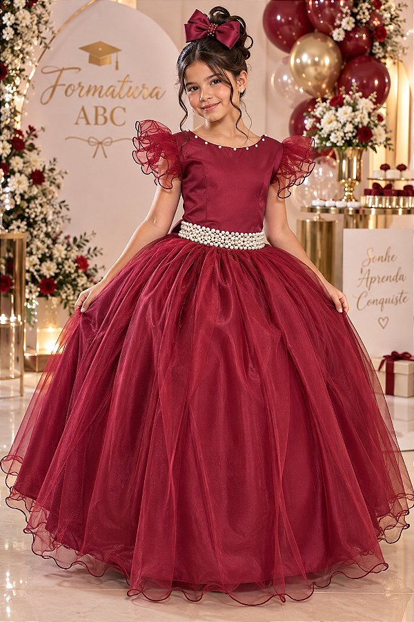 Vestido Marie Longo Amanda Marsala