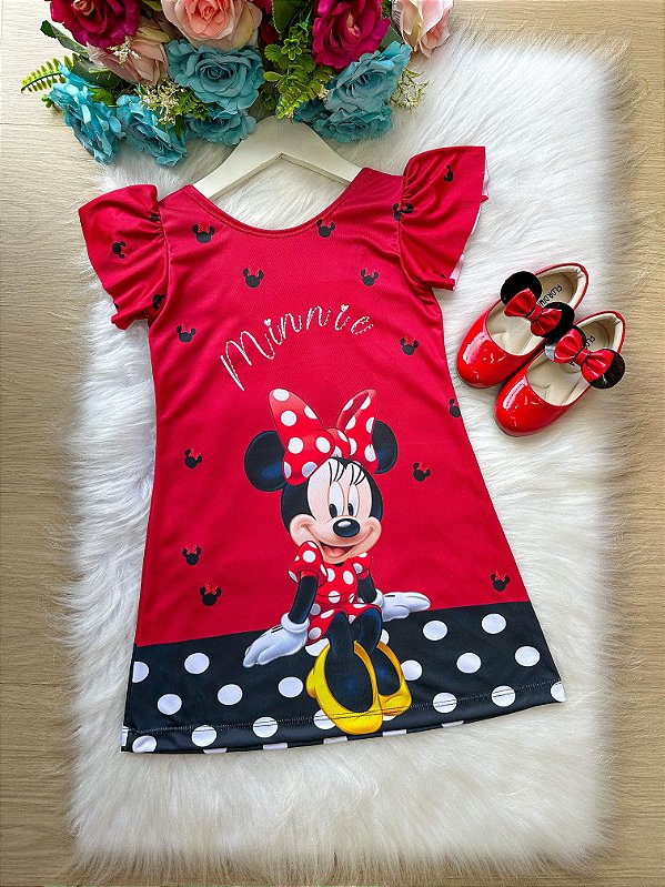 Trapezio Minnie/Minie Vermelha