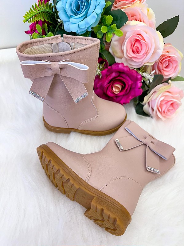 Bota Coturno Ortobaby Lorena Nude-Rose