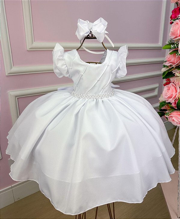 Vestido Belle Fille Bia Branco