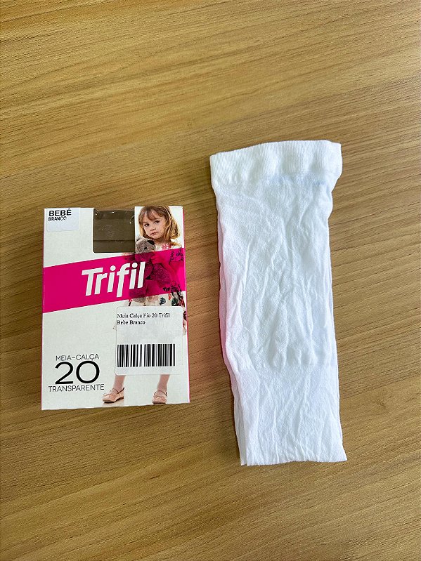Meia Calça Fio 20 Trifil Bebe Branco