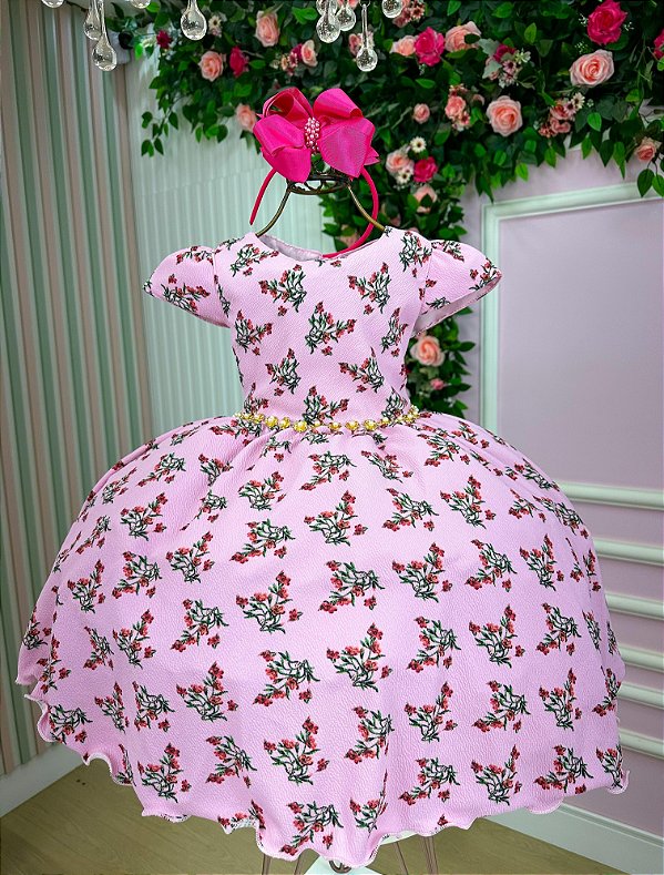 Vestido Marie Rosa Floral Mara