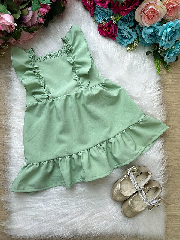Vestido Ysa Kids Diana Verde