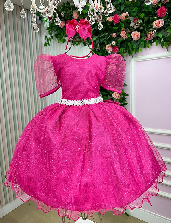 Vestido Marie Juvenil Maria Alice Pink