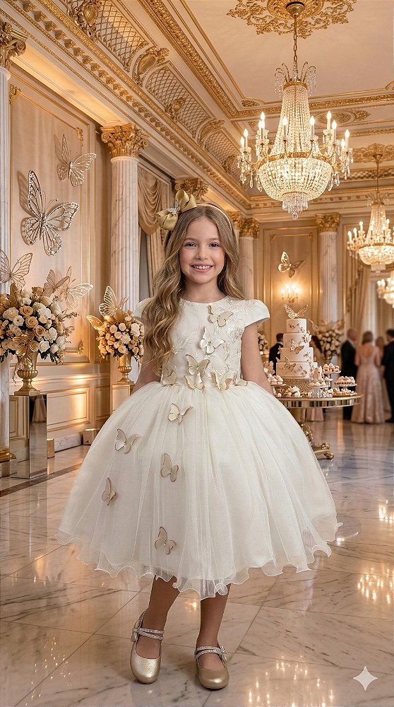 Vestido Juvenil - Midi Vila Lele Sabrina Off