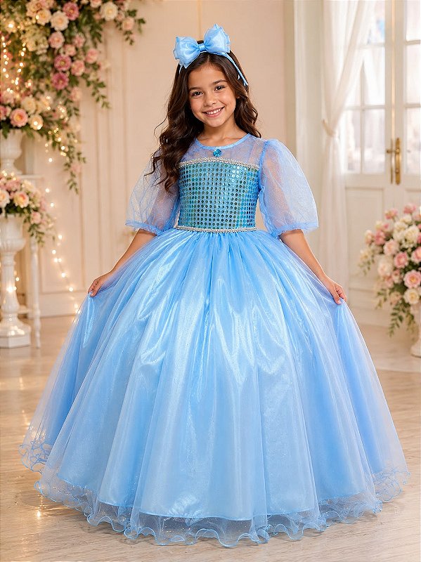Fantasia Princesa Belli Longa Princesa Gelo