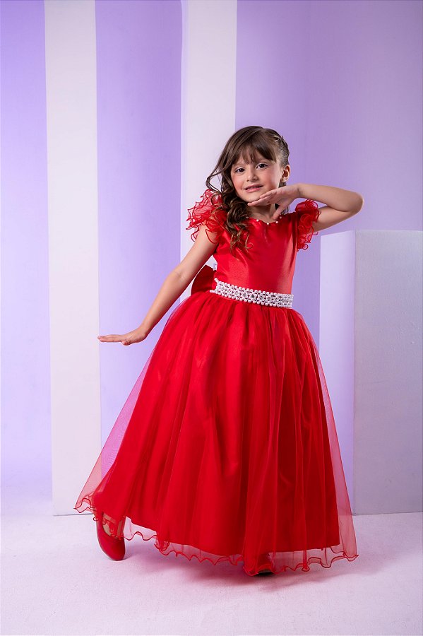Vestido Marie Longo Amanda Vermelho