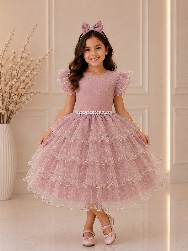 Vestido Ysa Kids Belinda Rose