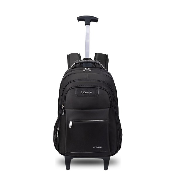 Mochila de Rodinha Exucutiva Preto
