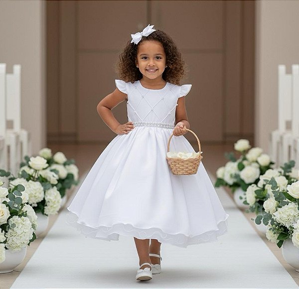 Vestido Ysa Kids Francine Branco