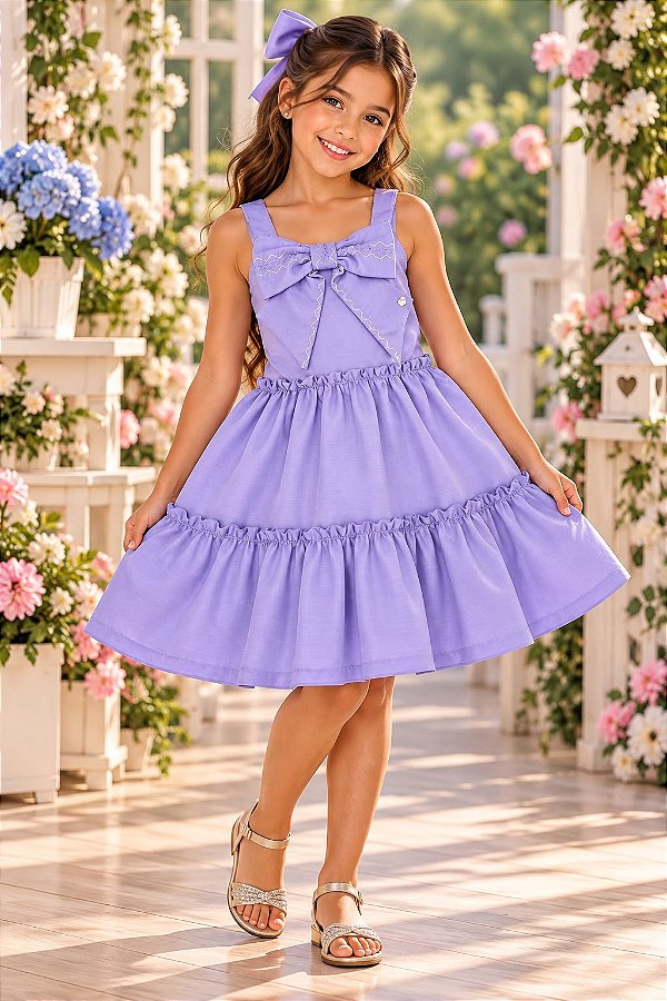 Vestido Blogueirinha Lola Lilas
