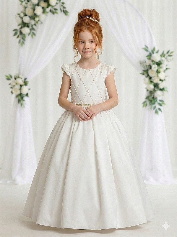 Vestido Ysa Kids Ariane Longo Off