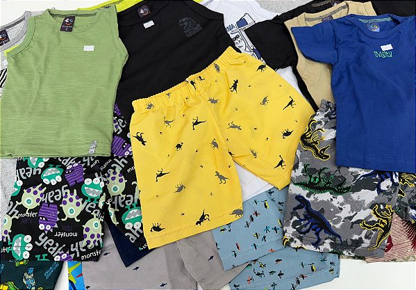Lote Promocional Conjuntos Casuais Masculino Sortidos